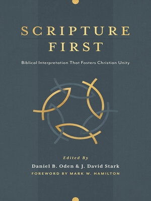 cover image of Scripture First